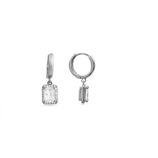 Pendientes Luxenter de Circonita Brillante acabados en rodio - Silya - Image 1