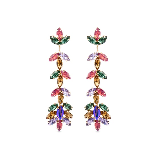 Pendientes Luxenter con Cristal Multicolor acabado oro 18k - Durblai - Image 1