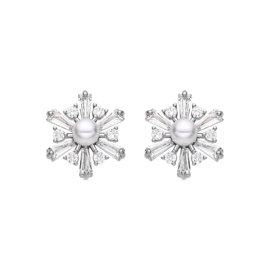Pendientes Luxenter con Perla Blanca acabado plata - Leth - Image 1