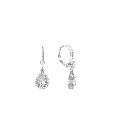Pendientes Luxenter de Plata de Ley 925 con Circonita Brillante acabados en rodio - Shiyi - Image 1