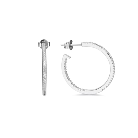 Pendientes Luxenter de Plata de Ley 925 con Circonita Brillante acabados en rodio - Xoma - Image 1