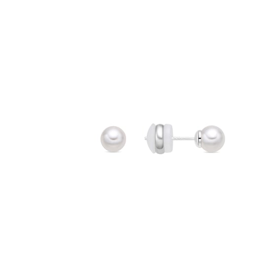 Pendientes Luxenter con Cuarzo Hidrotermal Onix acabado plata - Foris - Image 1