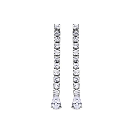 Pendientes Luxenter de Plata de Ley 925 con Circonita Brillante acabados en rodio - Guoi - Image 1