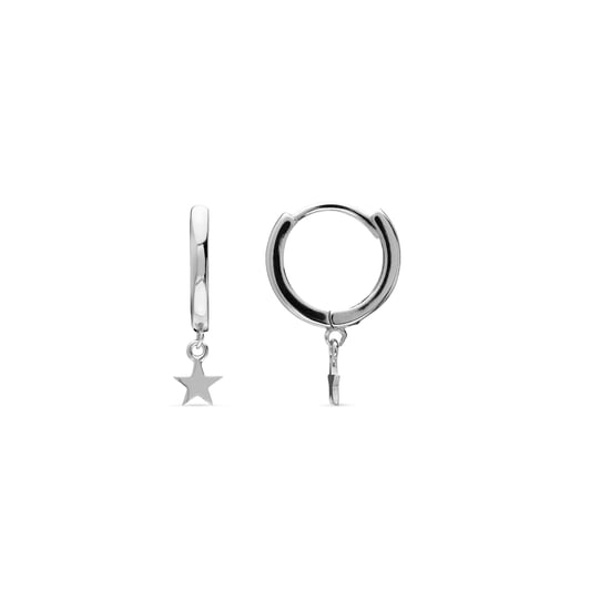 Pendientes Luxenter de Plata de Ley 925 acabados en rodio - Estrella - Image 1