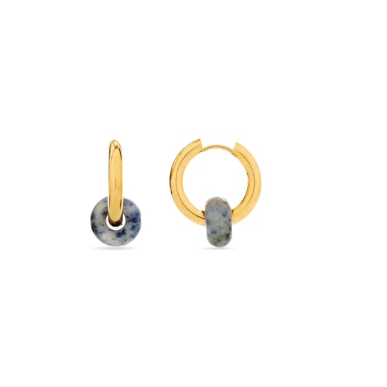 Pendientes Luxenter de Lapislazuli Natural acabados en oro amarillo de 18k - Noku - Image 1