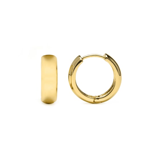 Pendientes Luxenter acabados en oro amarillo de 18k - Apruk - Image 1