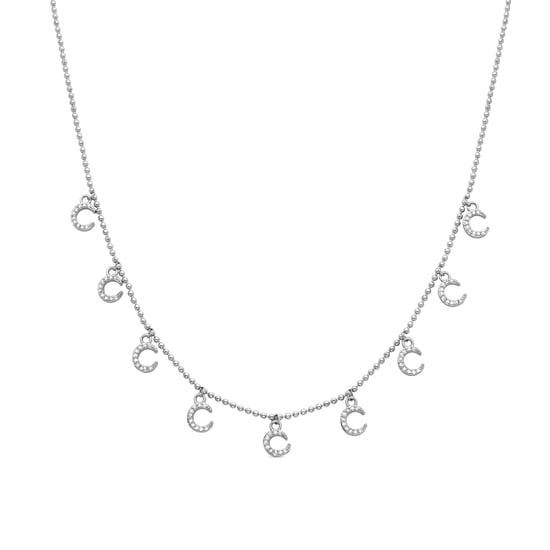 Collar Luxenter de Circonita Brillante acabado en rodio - Sadil - Image 1