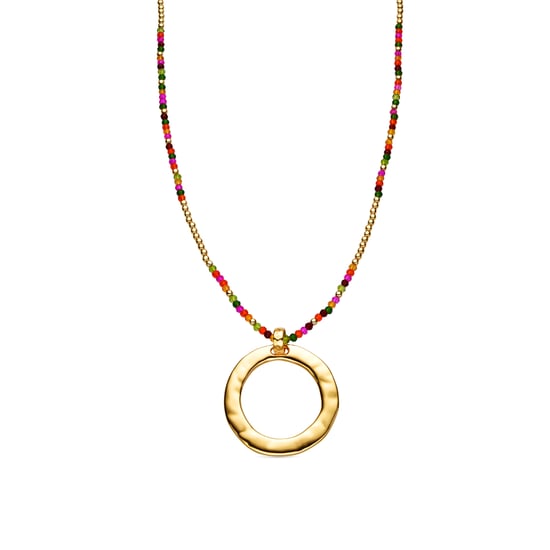 Collar Luxenter con Cristal Rosa acabado oro 18k - Miota - Image 1