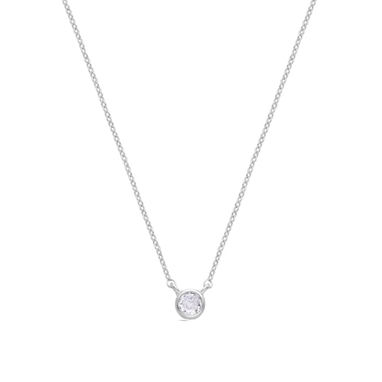 Collar Luxenter de Circonita Brillante acabado en rodio - Akele - Image 1