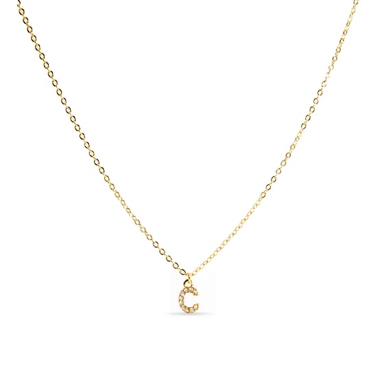 Collar Luxenter con Circonita Brillante acabado oro 18k - Alphabet - Image 1