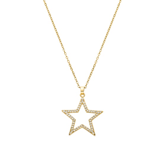 Collar Luxenter con Circonita Brillante acabado oro 18K - Sanem - Image 1