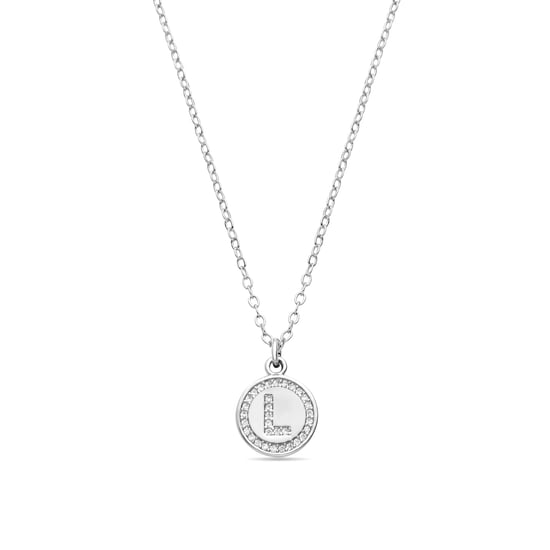 Collar Luxenter de Circonita Brillante acabado en rodio - Alphabet - Image 1