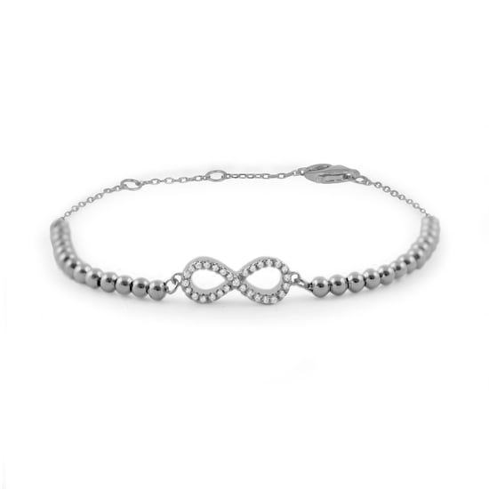 Pulsera Luxenter de Plata de Ley 925 con Circonita Brillante acabada en rodio - Munthir - Image 1