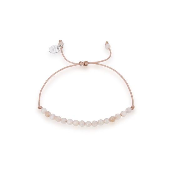 Pulsera Luxenter de Plata de Ley 925 con Jade Blanco acabada en rodio - Aquisa - Image 1