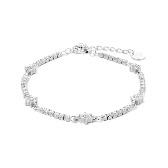 Pulsera Luxenter de Plata de Ley 925 con Circonita Brillante acabada en rodio - Dader - Image 1