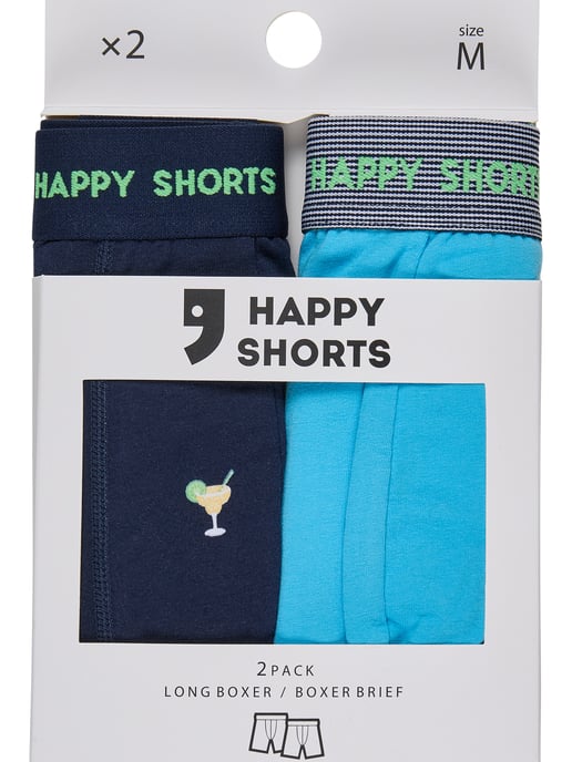 Happy Shorts Hombres Bóxer largo Jersey - Image 4