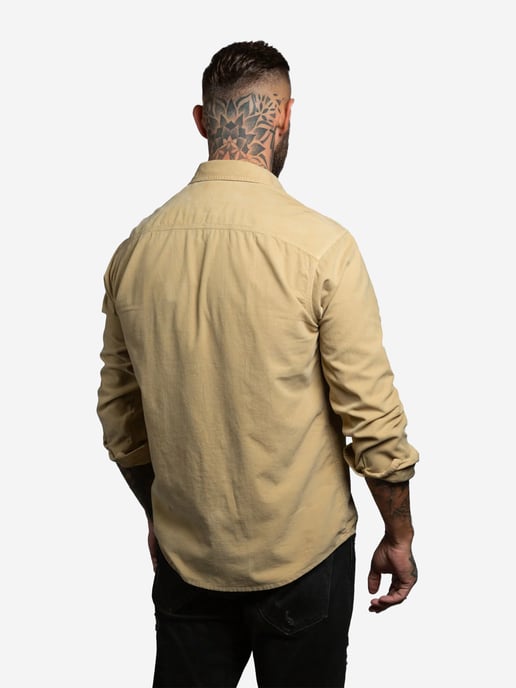 Checker Hombres Camisa Dynasty Cord - Image 3