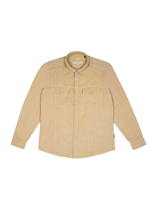 Checker Hombres Camisa Dynasty Cord - Image 5