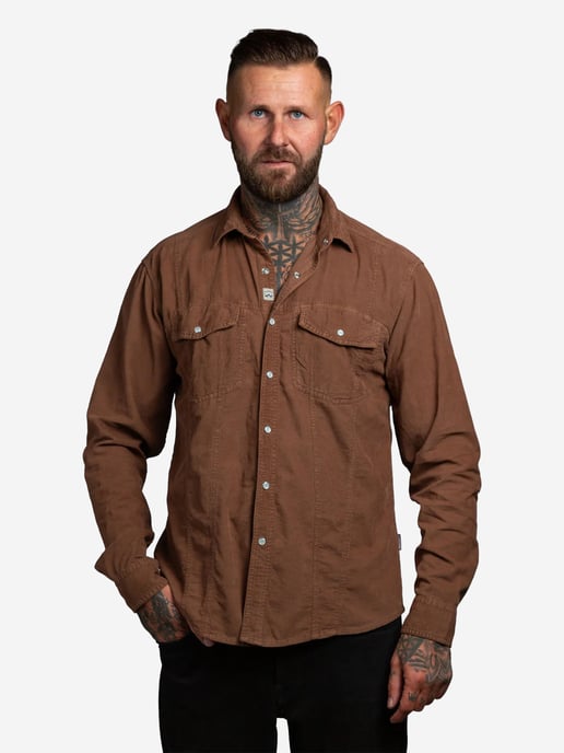 Checker Hombres Camisa Dynasty Cord - Image 2