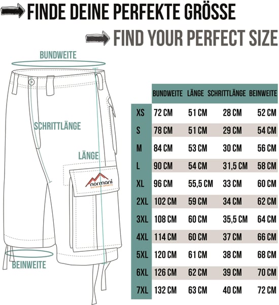 normani OUTDOOR SPORTS Pantalones cortos de hombre Kalahari - Image 4
