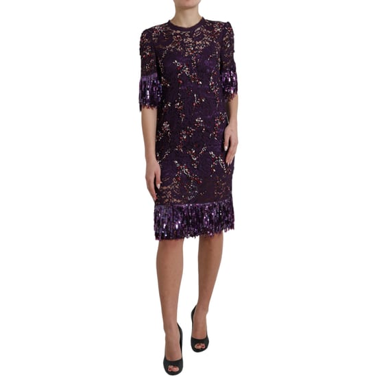 Vestido mini de encaje adornado - Image 2