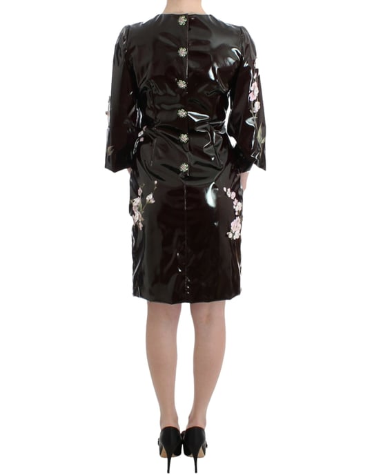 Vestido de Charol Floral - Image 3