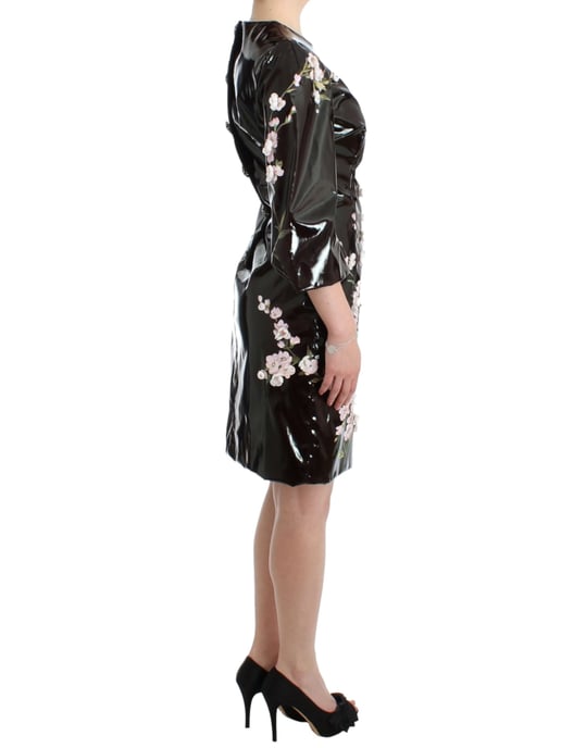Vestido de Charol Floral - Image 4