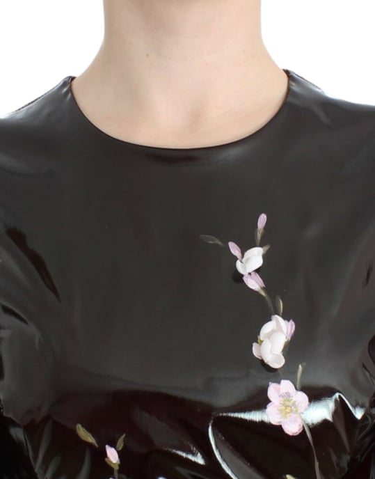Vestido de Charol Floral - Image 5