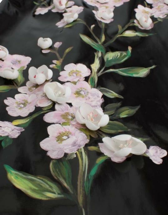 Vestido de Charol Floral - Image 6