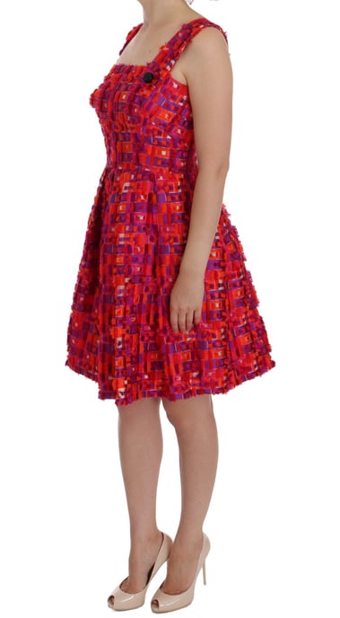 Vestido Mini de Estampado Geométrico Dolce Gabbana - Image 2