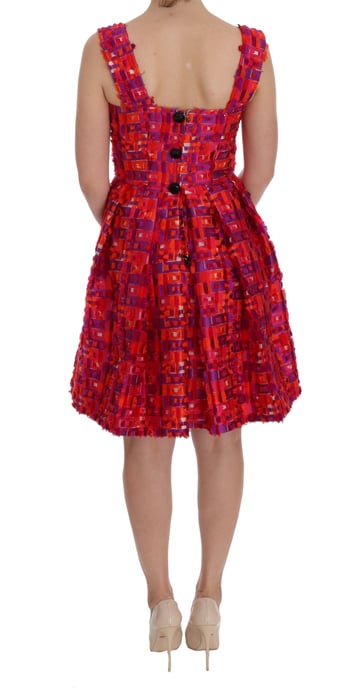 Vestido Mini de Estampado Geométrico Dolce Gabbana - Image 3