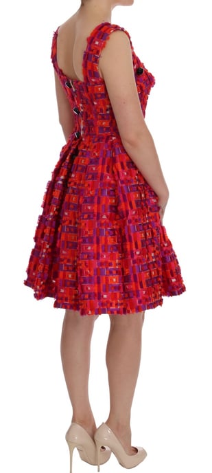 Vestido Mini de Estampado Geométrico Dolce Gabbana - Image 4