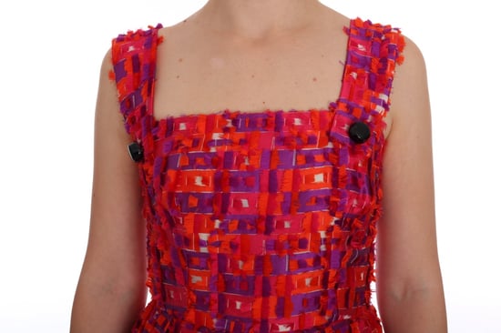 Vestido Mini de Estampado Geométrico Dolce Gabbana - Image 5