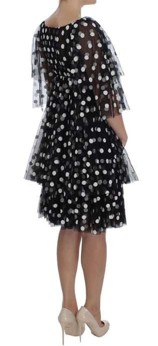 Vestido Mini de Tul con Lunares de Dolce & Gabbana - Image 4