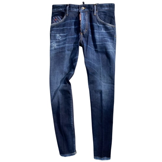 Pantalones Vaqueros Azul Oscuro De Dsquared2 - Image 1