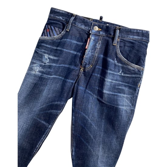 Pantalones Vaqueros Azul Oscuro De Dsquared2 - Image 3