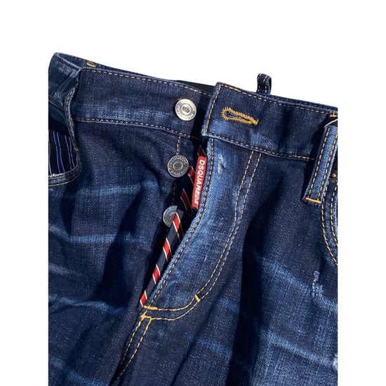Pantalones Vaqueros Azul Oscuro De Dsquared2 - Image 4