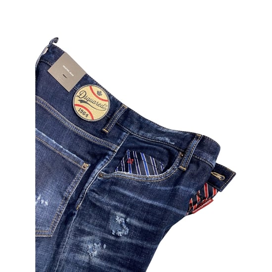 Pantalones Vaqueros Azul Oscuro De Dsquared2 - Image 5
