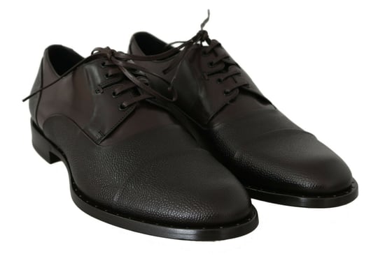 Zapatos de vestir para hombre en cuero marrón con cordones de Dolce & Gabbana - Image 3
