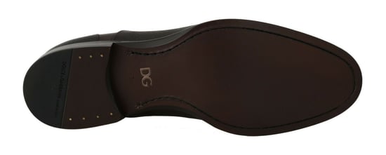 Zapatos de vestir para hombre en cuero marrón con cordones de Dolce & Gabbana - Image 6
