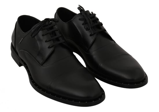 Zapatos formales Derby de cuero negro Dolce & Gabbana - Image 3