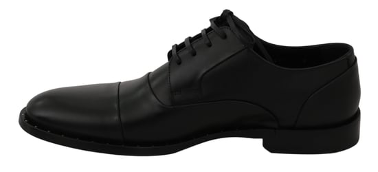 Zapatos formales Derby de cuero negro Dolce & Gabbana - Image 5