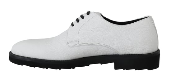 Zapatos de vestir formales Derby de cuero blanco Dolce & Gabbana - Image 6