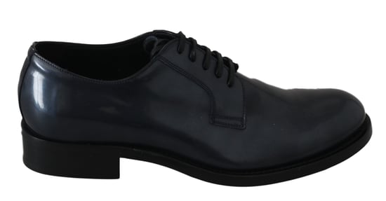 Zapatos Formales Derby de Cuero Azul Dolce & Gabbana - Image 1