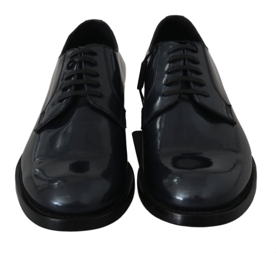 Zapatos Formales Derby de Cuero Azul Dolce & Gabbana - Image 5