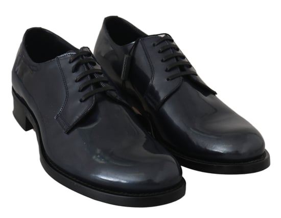 Zapatos Formales Derby de Cuero Azul Dolce & Gabbana - Image 6