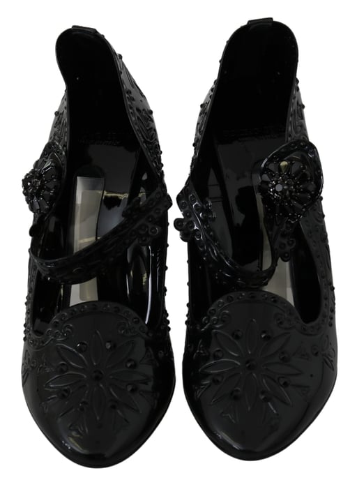Zapatos de Tacón Alto de Charol Florales - Image 3