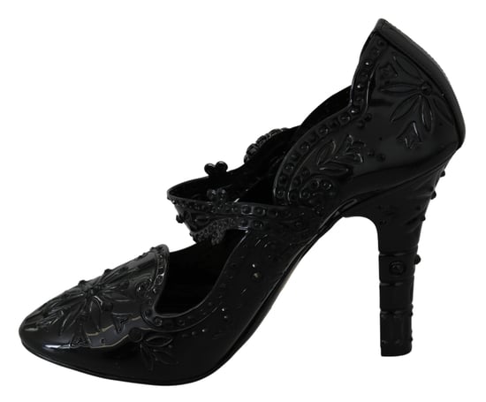 Zapatos de Tacón Alto de Charol Florales - Image 6