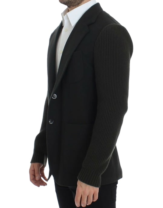 Blazer de manga de punto ajuste clásico - Image 3
