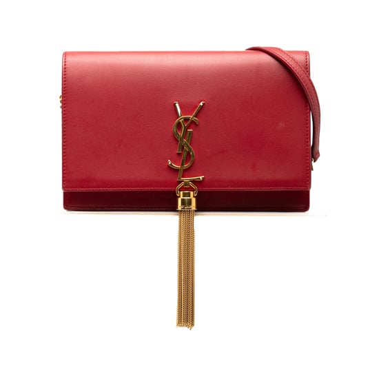 Billetera con cadena Kate de monograma en piel de ternera lisa de segunda mano - Image 1